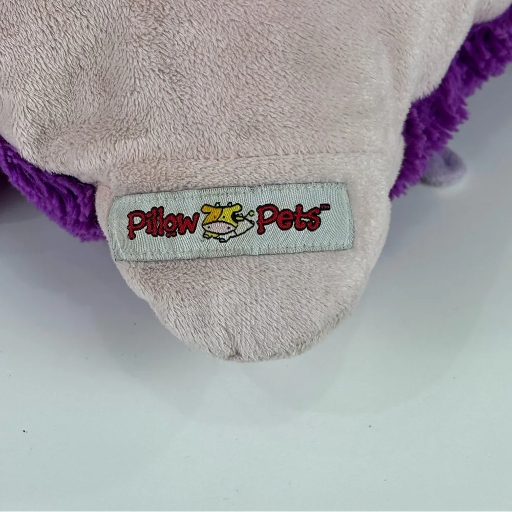 Pee-Wee Pillow Pets Butterfly Purple 11 inch Plush Toy that Turns Into a Pillow